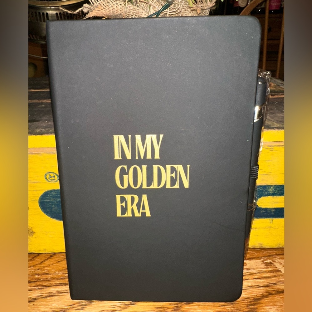 In My Golden Era Black Notebook with Pen with Stylus- New